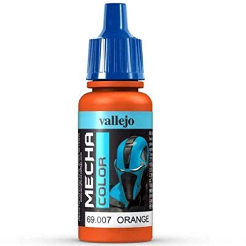 Vallejo AV Mecha Acryl-Farbe für Airbrush, 17 ml Orange von Vallejo
