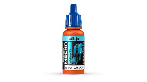 Vallejo AV Mecha Acryl-Farbe für Airbrush, 17 ml Orange von Vallejo