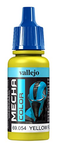 Vallejo AV Mecha Acryl-Farbe für Airbrush, 17 ml Yellow Fluorescent von Vallejo