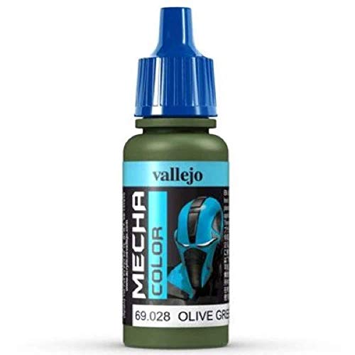 Vallejo AV Mecha Acryl-Farbe für Airbrush, 17 ml olivgrün von Vallejo