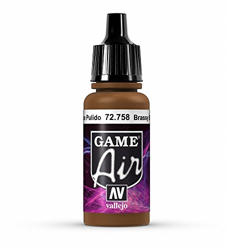 Vallejo Game Air Farbe 17 ml, Grundfarbe Brassy Brass Vallejo Game Air Farbe 17 ml, Grundfarbe Brassy Brass von Vallejo