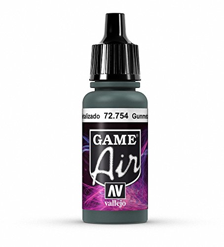 Vallejo Game Air Farbe 17 ml, Grundfarbe gunmetal Vallejo Game Air Farbe 17 ml, Grundfarbe gunmetal von Vallejo
