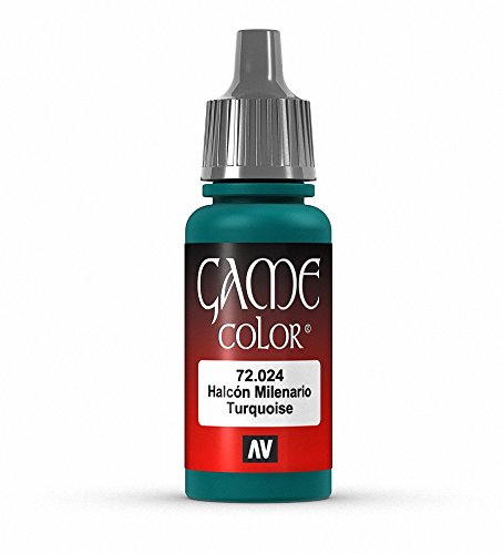 Vallejo Game Farbe, 17-ml-Acrylfarbe Falcon Turquoise von Vallejo