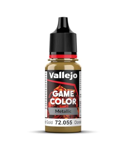 Vallejo Game Farbe, 17-ml-Acrylfarbe Goldfarben, poliert von Vallejo