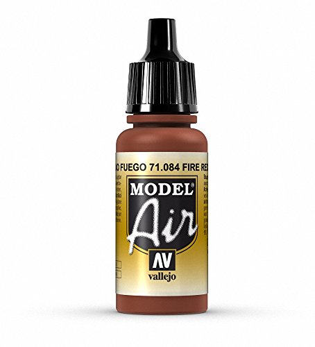 Vallejo Model Air 17 ml Acrylic Paint - Fire Red Vallejo Model Air 17 ml Acrylic Paint - Fire Red von Vallejo