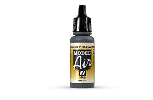 Vallejo Model Air Acrylfarbe, 17 ml Dark Grey Blue von Vallejo