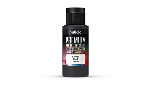 Vallejo Premium-Farbe, 60 ml Schwarz von Vallejo