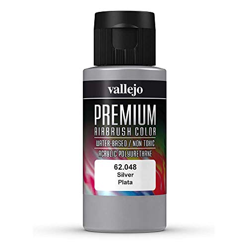 Vallejo Premium-Farbe, 60 ml silber von Vallejo
