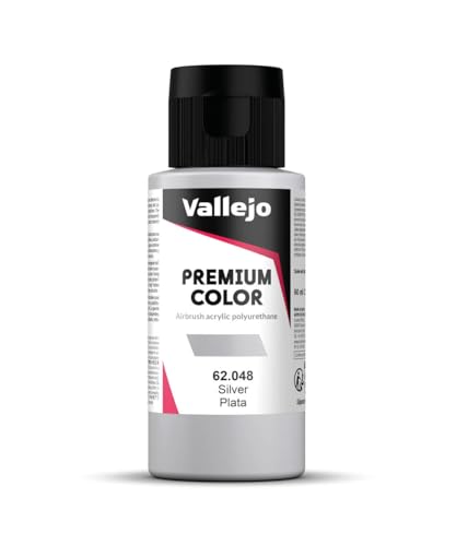Vallejo Premium-Farbe, 60 ml silber von Vallejo