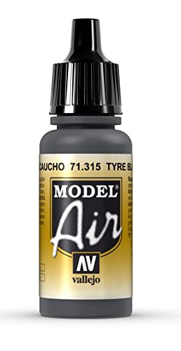 Vallejo VJ71315 AV Model Air 17 ml – Reifen-Schwarz von Vallejo