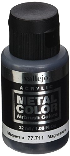 acrylicos Vallejo (32 ml "Magnesium" Metall Farbe von Vallejo