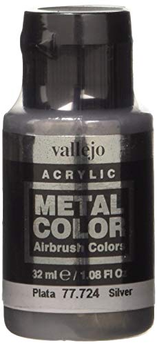 acrylicos Vallejo (32 ml Metall Farbe – Silber von Vallejo