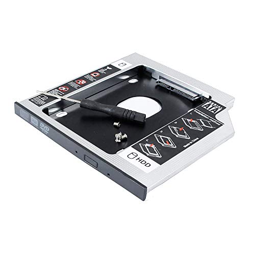 2nd HDD SSD Festplatte Caddy, CD DVD Optical Bay Ersatz f?r Acer Aspire E15 E5-575-33BM E5-576G-5762 392H E17 E5-721 ES1-512 572-31KW 533 Gaming Laptop, SATA3 Second Solid State Drive Enclosure von Valley Of The Sun