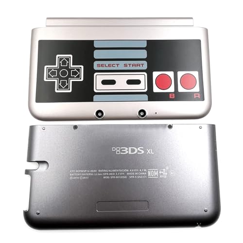 Blaue Farbe 3DSXL Extra Gehäuse Gehäuse Ober- und Unterschalen 2 Stück Set Ersatz für 3DS XL/LL 3DSLL Old Big Handheld Konsolen, New Custom US Edition A/E Face Outer Cover Plates Frontplatte, Grau Blaue Farbe 3DSXL Extra Gehäuse Gehäuse Ober- und Unterschalen 2 Stück Set Ersatz für 3DS XL/LL 3DSLL Old Big Handheld Konsolen, New Custom US Edition A/E Face Outer Cover Plates Frontplatte, Grau von Valley Of The Sun
