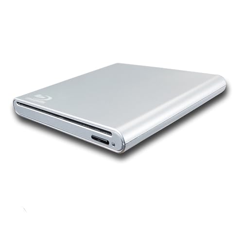 Externer Dual-Layer-6-facher Blu-Ray-CD-/DVD-/BD-Brenner, für Apple HP, Dell, Lenovo, Acer, Asus, MSI, Gaming-Laptops, Notebook, PC, USB-C 3D Blue-ray, DVD, Filme, Disc-Player, 8X DVD+-RW CD-R Writer von Valley Of The Sun