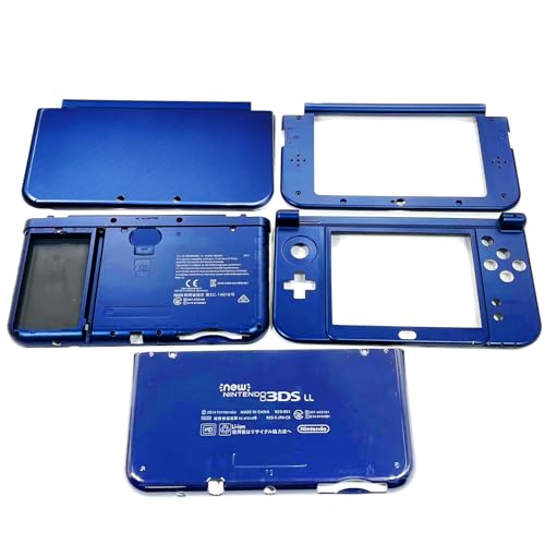 Neue blaue Farbe DIY New3DSXL Extra Schalen Gehäuse ABCDE 5 Face Set Ersatz für New3DS New 3DS New 3DS XL LL 3DSXL 3DSLL Spielkonsolen Außengehäuse Ober/Unterseite Abdeckung Platten Frontplatte von Valley Of The Sun