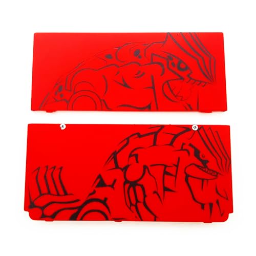 New3DS Ersatzgehäuse für obere und untere Abdeckplatte, kompatibel mit Nintendo 3DS-Spielkonsolen, für Ruby Edition obere Frontplatte und untere hintere Abdeckplatte, Rot, 2 Stück New3DS Ersatzgehäuse für obere und untere Abdeckplatte, kompatibel mit Nintendo 3DS-Spielkonsolen, für Ruby Edition obere Frontplatte und untere hintere Abdeckplatte, Rot, 2 Stück von Valley Of The Sun