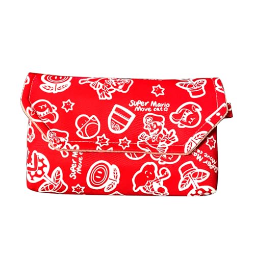 Valley Of The Sun New3DSXL weiche Aufbewahrungstasche für neue 3DS New3DS XL/LL, 3DSXL 3DSLL Handheld-Konsolen, große Handarbeit, Mario-Edition-Kapazität, wasserdicht, tragbare Schnapptasche, Rot Valley Of The Sun New3DSXL weiche Aufbewahrungstasche für neue 3DS New3DS XL/LL, 3DSXL 3DSLL Handheld-Konsolen, große Handarbeit, Mario-Edition-Kapazität, wasserdicht, tragbare Schnapptasche, Rot von Valley Of The Sun