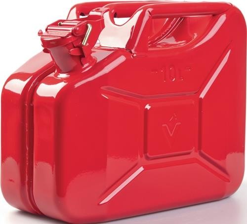 Valpro Kraftstoffkanister 10l Feuerrot RAL 3000 Stahlbl.0,9mm L345xB165xH275mm Valpro Kraftstoffkanister 10l Feuerrot RAL 3000 Stahlbl.0,9mm L345xB165xH275mm von Valpro