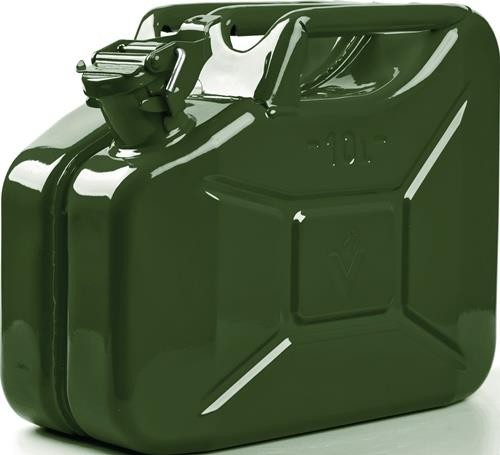 Valpro Kraftstoffkanister 10l Olivgrün RAL 6003 Stahlbl.0,9mm L345xB165xH275mm Valpro Kraftstoffkanister 10l Olivgrün RAL 6003 Stahlbl.0,9mm L345xB165xH275mm von Valpro