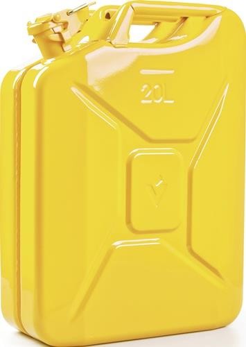 Valpro Kraftstoffkanister 20l Zinkgelb RAL 1018 Stahlbl.0,9mm L345xB165xH470mm Valpro Kraftstoffkanister 20l Zinkgelb RAL 1018 Stahlbl.0,9mm L345xB165xH470mm von Valpro