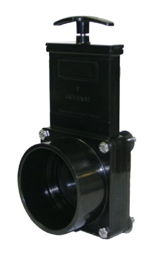 Valterra 7311 ABS Torventil für direkte Tankmontage, schwarz, 7,6 cm Slip x Tankflansch von Valterra