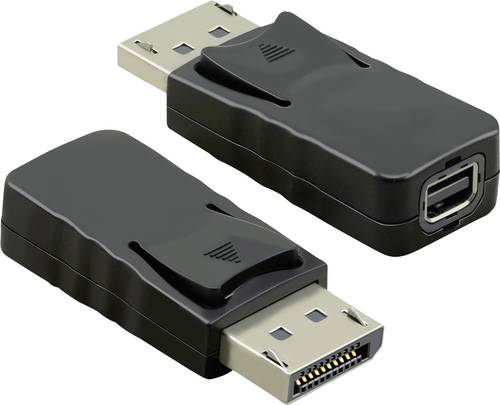 Value 12.99.3160 Adapter [1x DisplayPort Stecker - 1x Mini-DisplayPort Buchse] Schwarz von Value