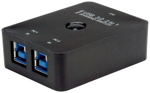 Value 14.99.2015 3 Port USB 3.2 Gen 1-Umschalter (USB 3.0) Schwarz von Value