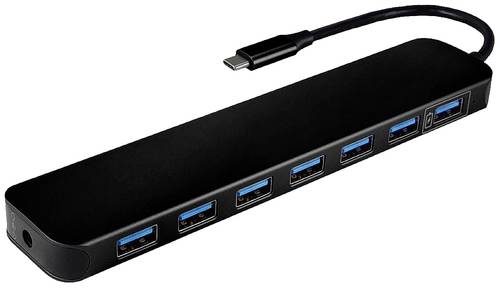 Value 14.99.5040 7 Port USB-Kombi-Hub Schwarz von Value