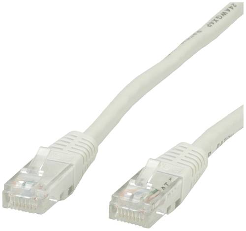 Value 21.99.0502 RJ45 Netzwerkkabel, Patchkabel CAT 5e U/UTP 2.00m Grau von Value