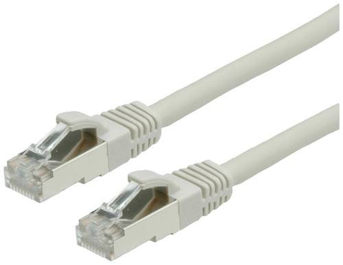 Value 21.99.0700 RJ45 Netzwerkkabel, Patchkabel CAT 6 S/FTP 0.50m Grau von Value