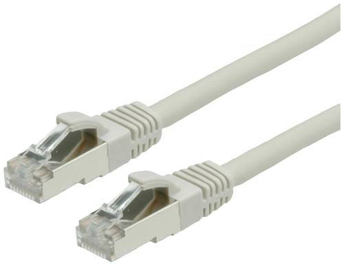 Value 21.99.0701 RJ45 Netzwerkkabel, Patchkabel CAT 6 S/FTP 1.00m Grau 1St. von Value