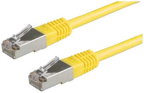 Value 21.99.0813 RJ45 Netzwerkkabel, Patchkabel CAT 6 S/FTP 1.50m Gelb 1St. von Value