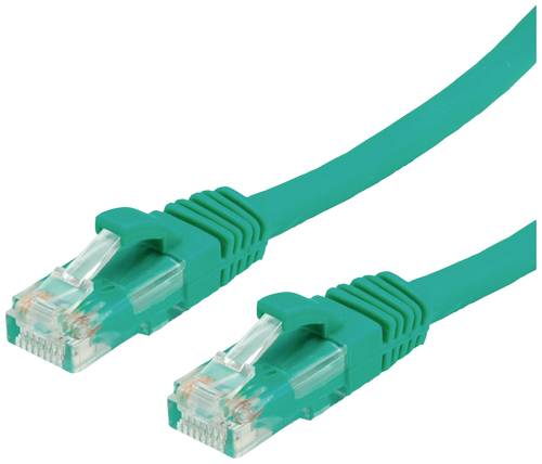 Value 21.99.1043 RJ45 Netzwerkkabel, Patchkabel CAT 6 U/UTP 2.00m Grün von Value