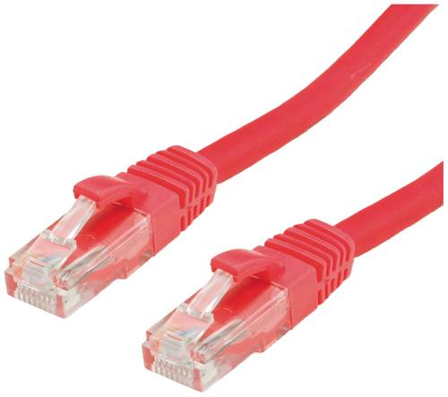 Value 21.99.1081 RJ45 Netzwerkkabel, Patchkabel CAT 6 U/UTP 10.00m Rot 1St. von Value