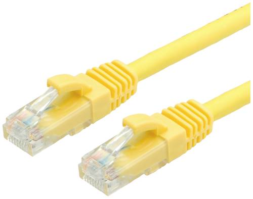 Value 21.99.1082 RJ45 Netzwerkkabel, Patchkabel CAT 6 U/UTP 10.00m Gelb 1St. von Value