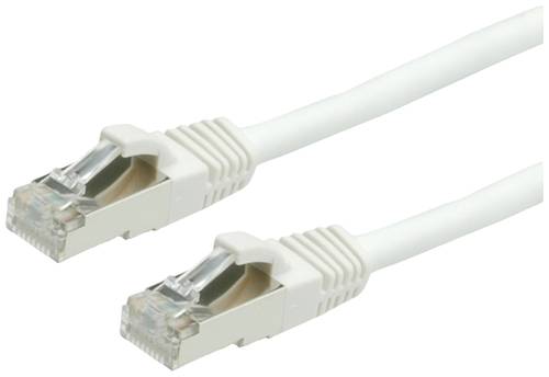 Value 21.99.1286 RJ45 Netzwerkkabel, Patchkabel CAT 6 S/FTP 10.00m Weiß 1St. von Value