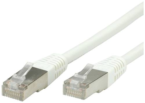 Value 21.99.1346 RJ45 Netzwerkkabel, Patchkabel CAT 6 S/FTP 2.00m Weiß 1St. von Value