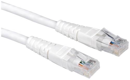 Value 21.99.1546 RJ45 Netzwerkkabel, Patchkabel CAT 6 U/UTP 2.00m Weiß von Value