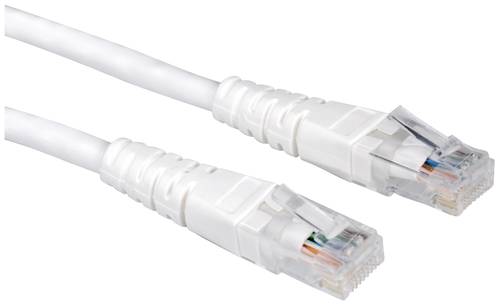 Value 21.99.1566 RJ45 Netzwerkkabel, Patchkabel CAT 6 U/UTP 5.00m Weiß 1St. von Value