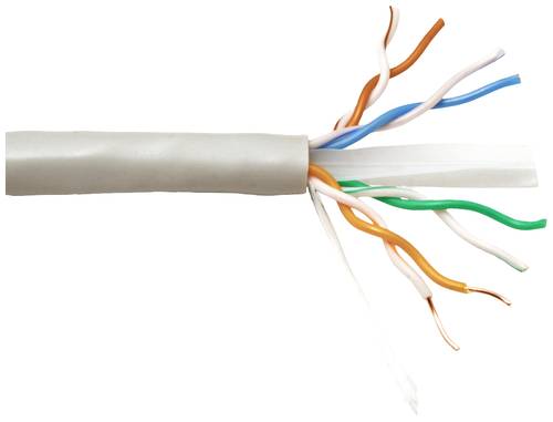 Value 21.99.1685 Netzwerkkabel CAT 6a U/UTP Grau 300m von Value