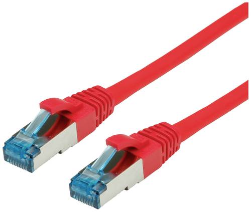 Value 21.99.1921 RJ45 Netzwerkkabel, Patchkabel CAT 6a S/FTP 1.00m Rot 1St. von Value