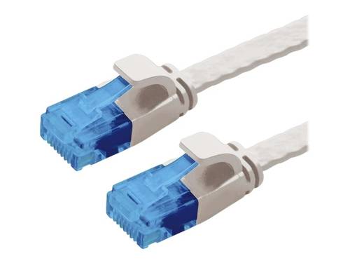 Value 21992010 RJ45 Netzwerkkabel, Patchkabel CAT 6a U/UTP 0.50m Grau von Value