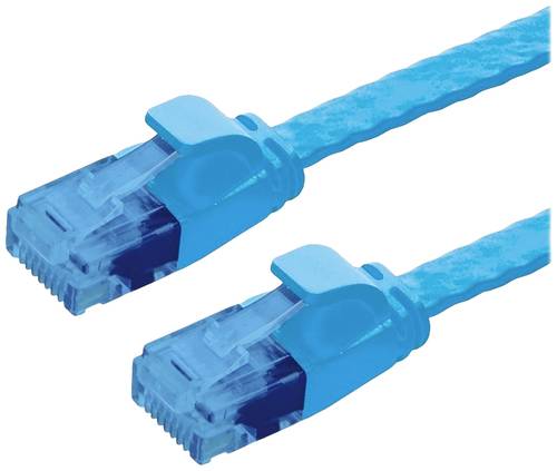 Value 21992053 RJ45 Netzwerkkabel, Patchkabel CAT 6a U/UTP 3.00m Blau 1St. von Value