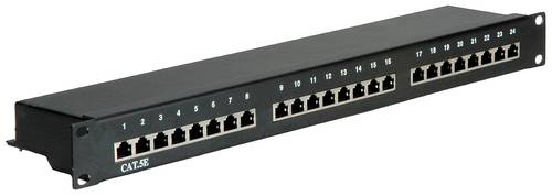 Value 26.99.0328 24 Port Netzwerk-Patchpanel 483mm (19 ) CAT 5e 1 HE von Value