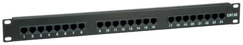 Value 26.99.0349 24 Port Netzwerk-Patchpanel 483mm (19 ) CAT 5e 1 HE von Value
