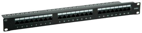 Value 26.99.0362 24 Port Netzwerk-Patchpanel 483mm (19 ) CAT 6 1 HE von Value