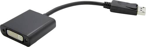 Value DisplayPort / DVI Adapterkabel DisplayPort Stecker, DVI-D 24+1pol. Buchse 0.15m Schwarz 12.99. von Value