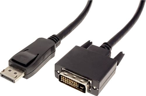 Value DisplayPort / DVI Adapterkabel DisplayPort Stecker, DVI-D 24+1pol. Stecker 5.00m Schwarz 11.99 Value DisplayPort / DVI Adapterkabel DisplayPort Stecker, DVI-D 24+1pol. Stecker 5.00m Schwarz 11.99 von Value