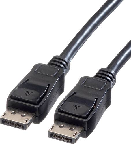 Value DisplayPort Anschlusskabel DisplayPort Stecker, DisplayPort Stecker 10.00m Schwarz 11.99.5609 von Value